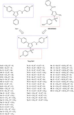 Design, Synthesis, Antiviral Evaluation, and SAR Studies of New 1-(Phenylsulfonyl)-1H-Pyrazol−4-yl-Methylaniline Derivatives